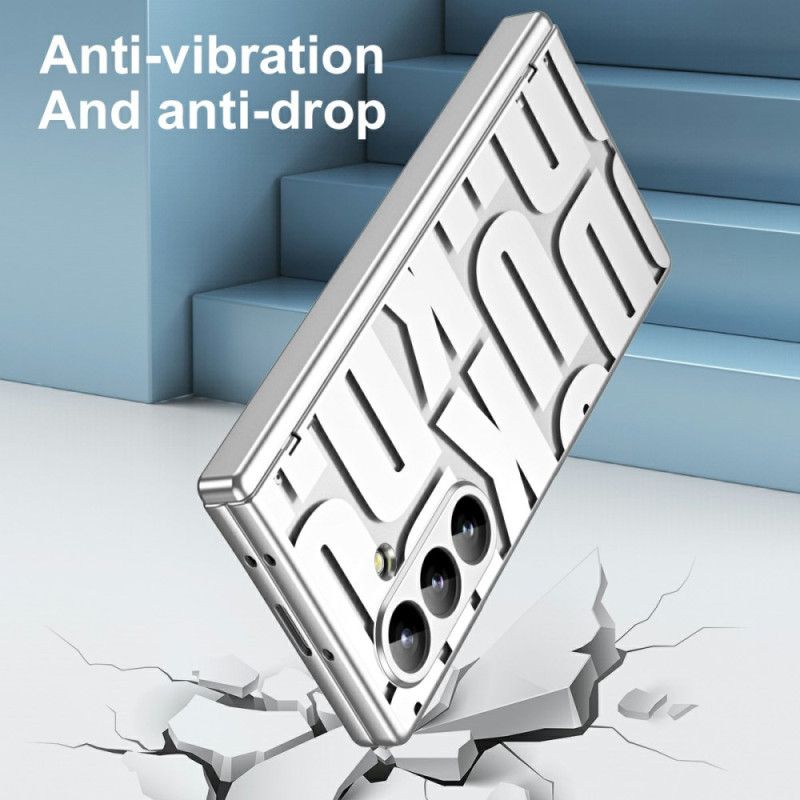 Κάλυμμα Samsung Galaxy Z Fold 7 Σχέδιο Γράμματος Με Προστατευτικό Οθόνης Από Σκληρυμένο Γυαλί