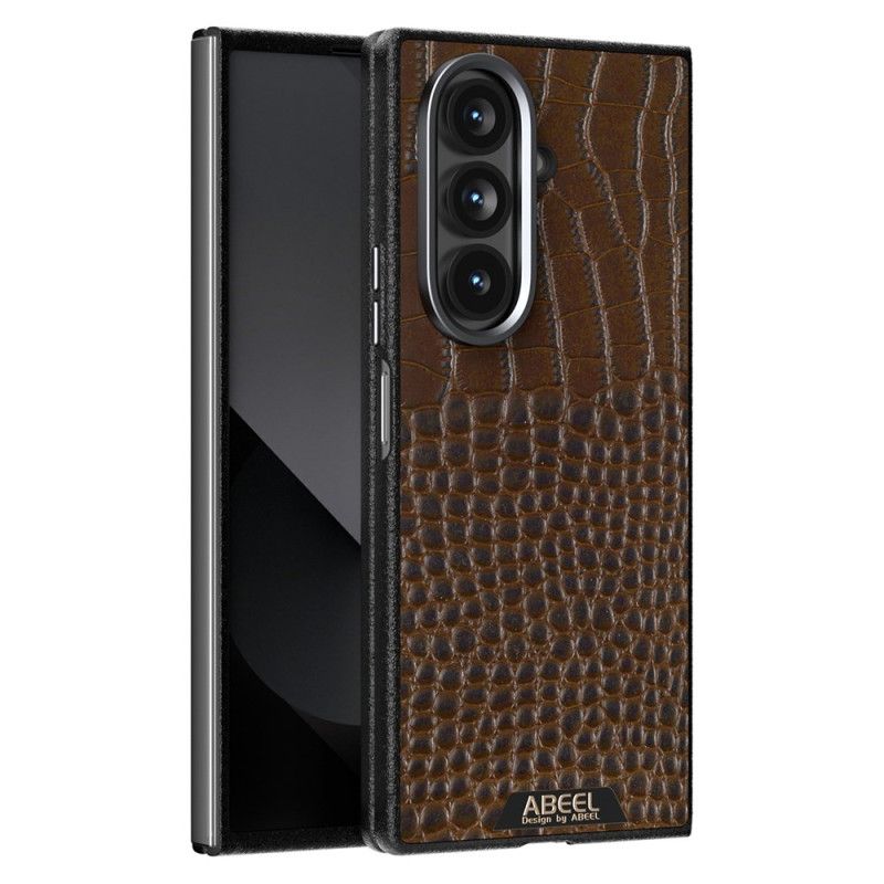 Κάλυμμα Samsung Galaxy Z Fold 7 Θήκες Κινητών Συμβατό Με Magsafe Στυλ Κροκόδειλου Abeel