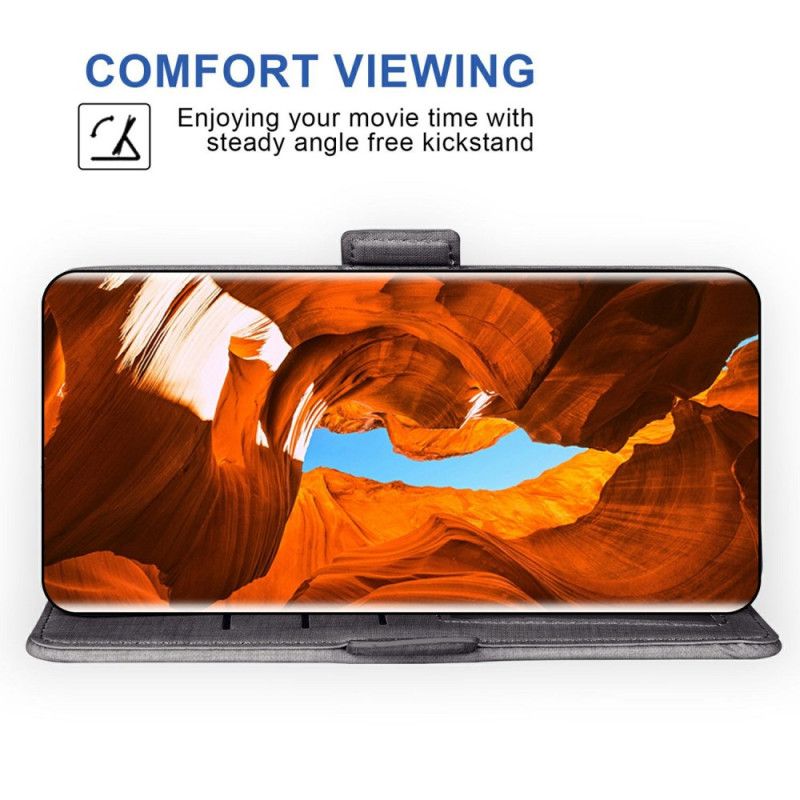 Με Υφή Τζιν Και Περιστρεφόμενη Θήκη Καρτών