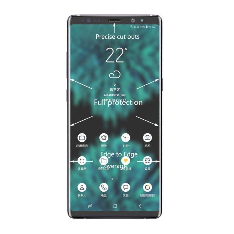 Προστατευτικό Οθόνης Από Σκληρυμένο Γυαλί Samsung Galaxy Note 9 Hat Prince