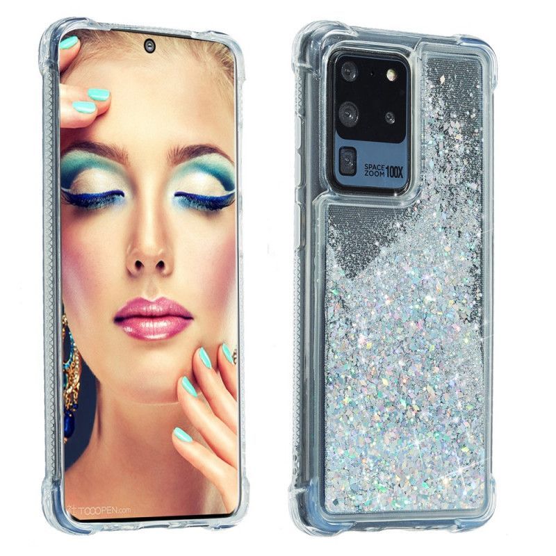 Samsung Galaxy S20 Plus Θήκη Με Γκλίτερ Ενισχυμένες Γωνίες