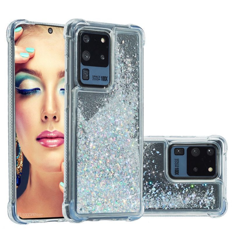 Samsung Galaxy S20 Plus Θήκη Με Γκλίτερ Ενισχυμένες Γωνίες