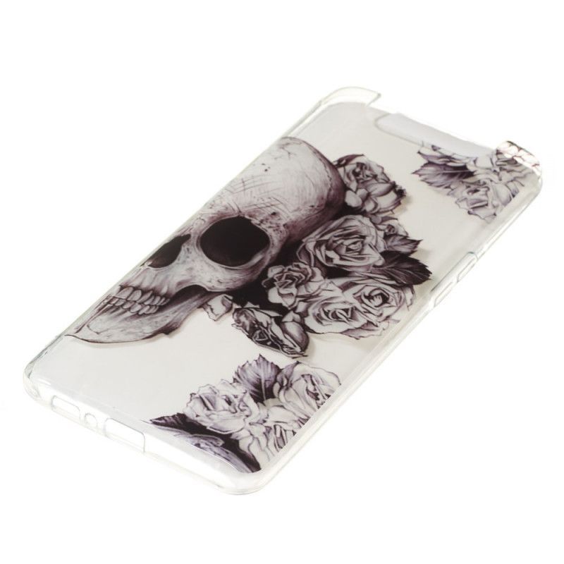 Θήκη Για Samsung Galaxy A90 / A80 Floral Skull
