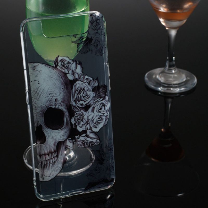 Θήκη Για Samsung Galaxy A90 / A80 Floral Skull