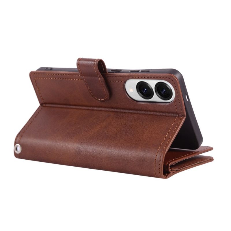 Θηκη Κινητου Samsung Galaxy S25 5g Edge Μαγνητικό Πορτοφόλι Και Κορδόνι