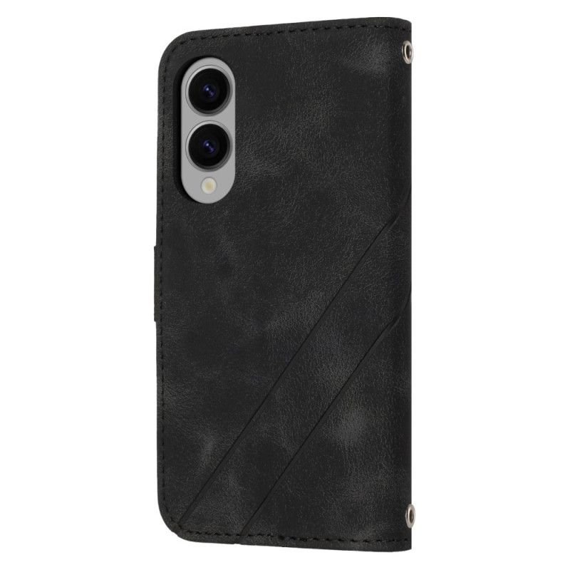 Θηκη Κινητου Samsung Galaxy S25 5g Edge Θήκες Κινητών Λουράκι Με Τυπωμένες Γραμμές