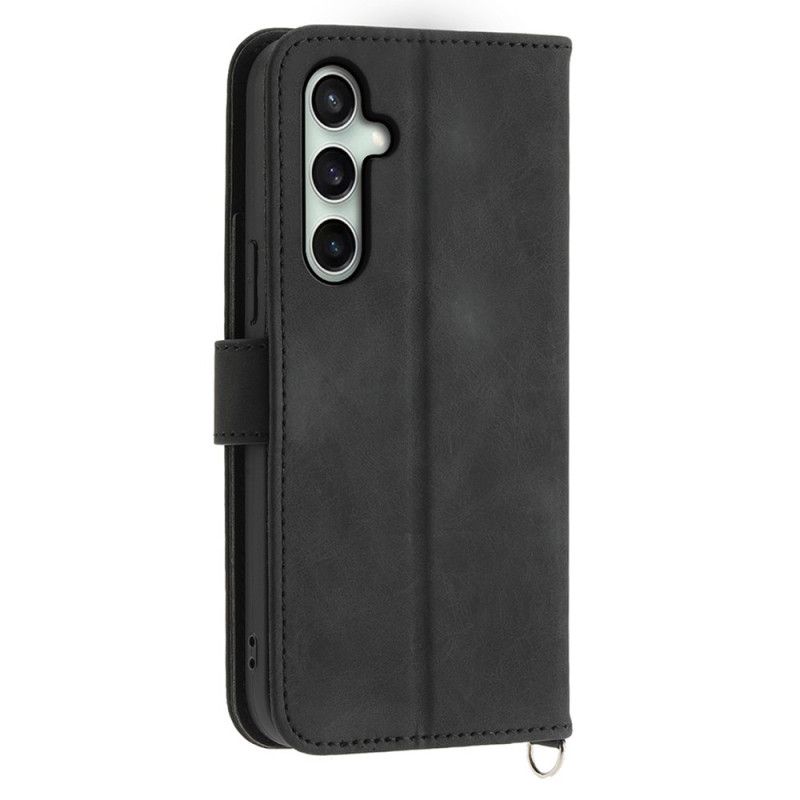 Θηκη Κινητου Samsung Galaxy S25 Fe Δαντελένιο Στάμπα Με Λουρί Και Λουρί Ώμου