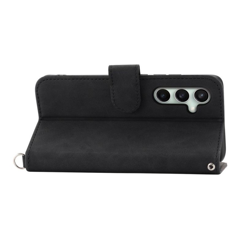 Θηκη Κινητου Samsung Galaxy S25 Fe Δαντελένιο Στάμπα Με Λουρί Και Λουρί Ώμου