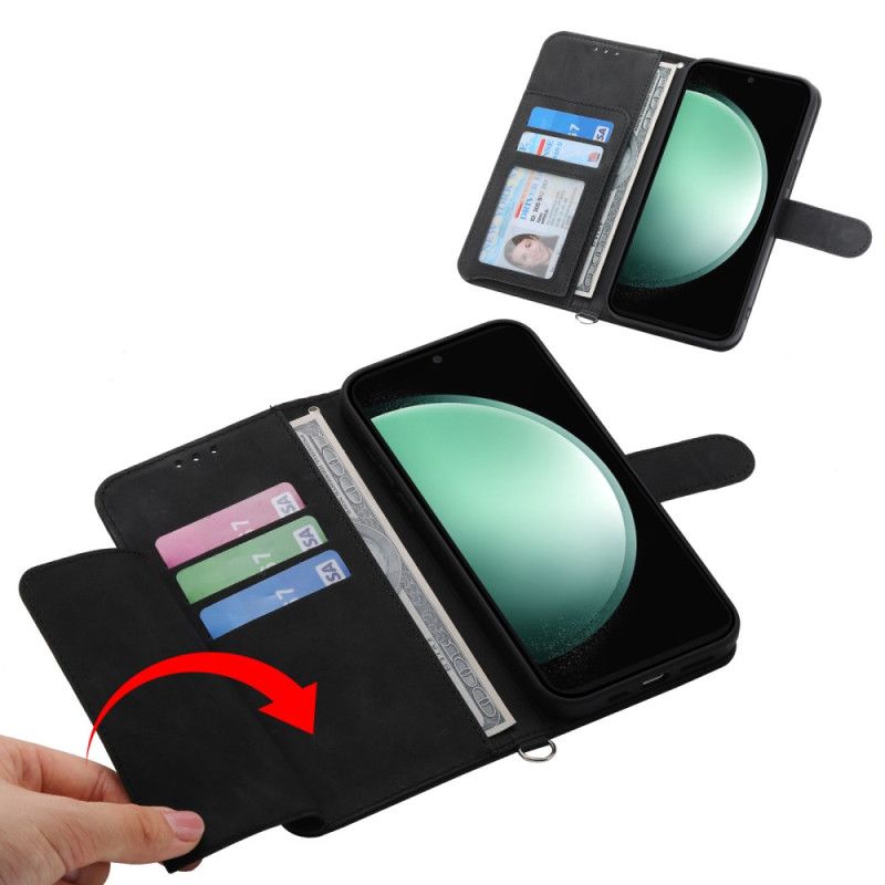 Θηκη Κινητου Samsung Galaxy S25 Fe Δαντελένιο Στάμπα Με Λουρί Και Λουρί Ώμου