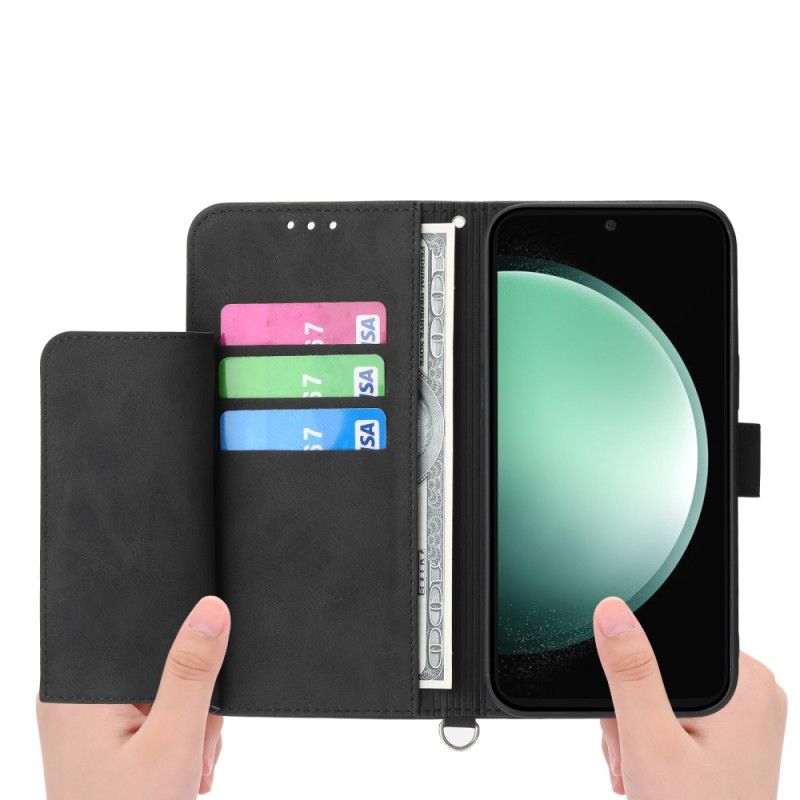 Θηκη Κινητου Samsung Galaxy S25 Fe Δαντελένιο Στάμπα Με Λουρί Και Λουρί Ώμου