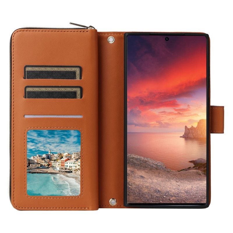 Θηκη Κινητου Samsung Galaxy S25 Ultra 5g Θήκες Κινητών 9 Υποδοχές Καρτών Με Λουράκι