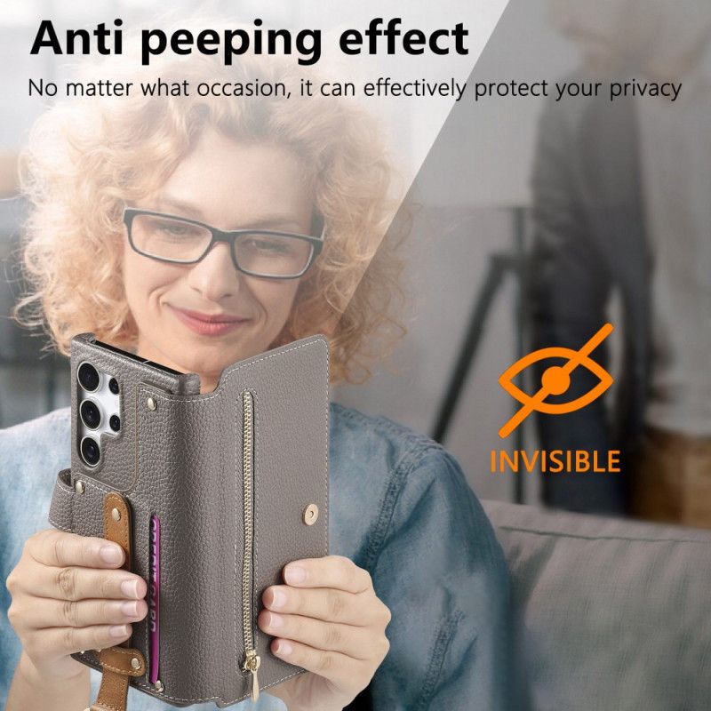 Θηκη Κινητου Samsung Galaxy S25 Ultra 5g Θήκες Κινητών Πορτοφόλι Με Προστασία Rfid Με Θήκη Και Θήκη Δαχτυλιδιού