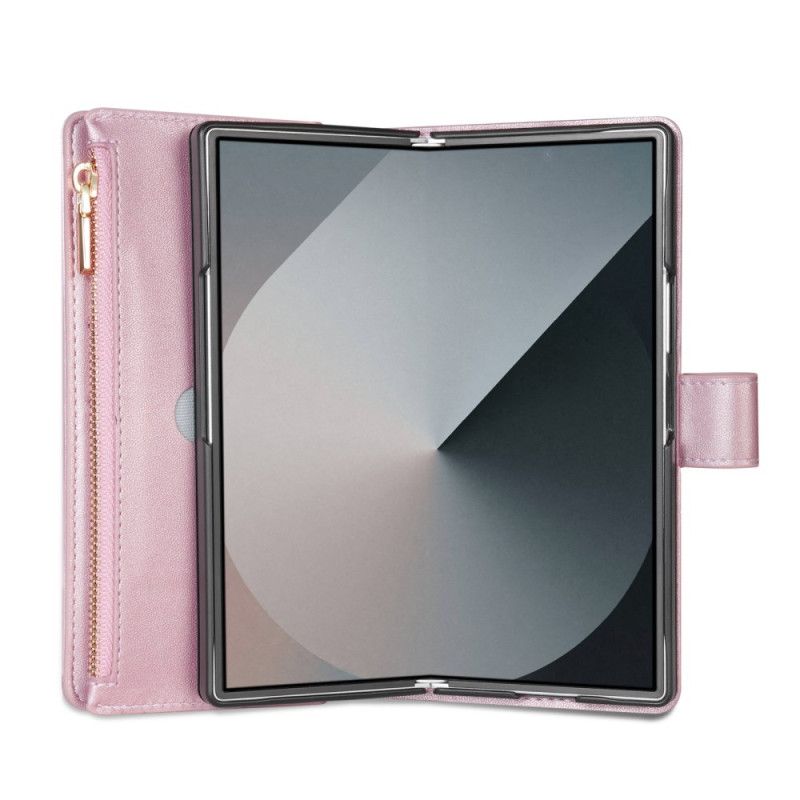 Θηκη Κινητου Samsung Galaxy Z Fold 7 Θήκες Κινητών Επενδυμένο Με Λουράκι Ώμου Και Κορδόνι