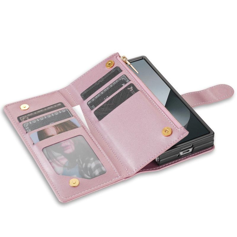 Θηκη Κινητου Samsung Galaxy Z Fold 7 Θήκες Κινητών Επενδυμένο Με Λουράκι Ώμου Και Κορδόνι