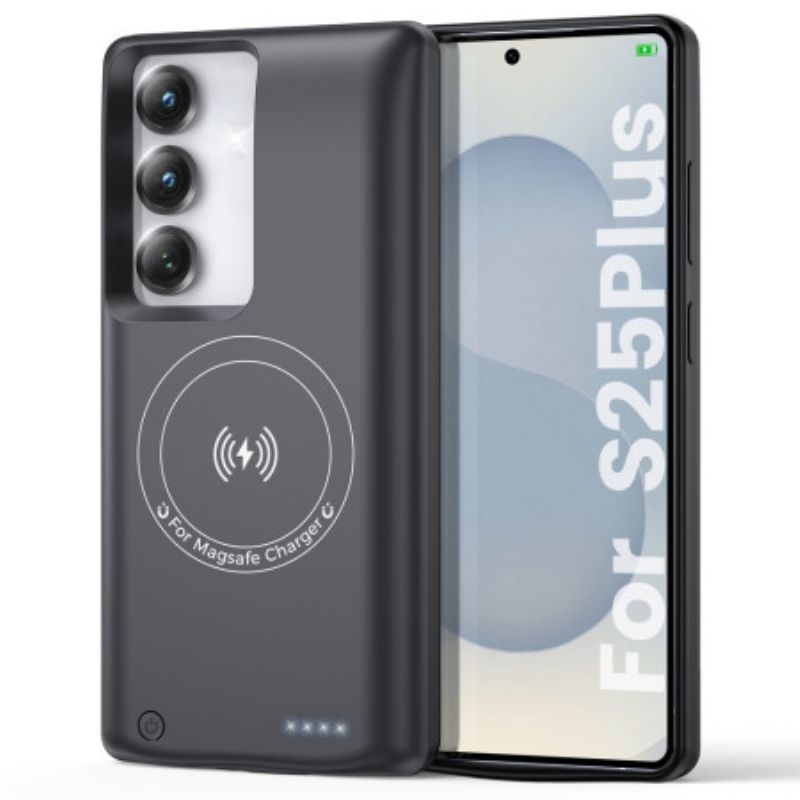 Θήκη Μπαταρίας 10000mah Για Samsung Galaxy S25 Plus / S24 Plus Με Φορτιστή Και Μαγνητικό Εξάρτημα