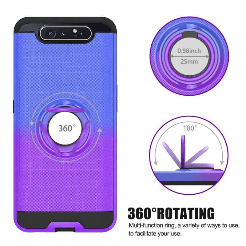 Θήκη Samsung Galaxy A90 / A80 Με Δακτύλιο Χρώματος Ντεγκραντέ