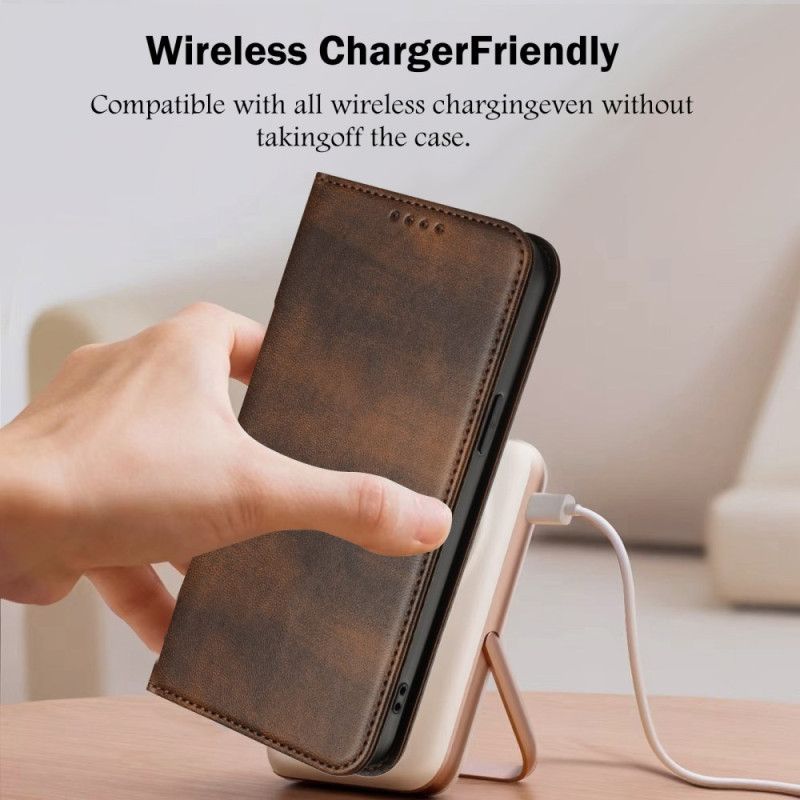 Δερματινη Θηκη Sony Xperia 1 Vii Ρετρό Σχεδιασμός Προστασίας Rfid Σιλικόνης