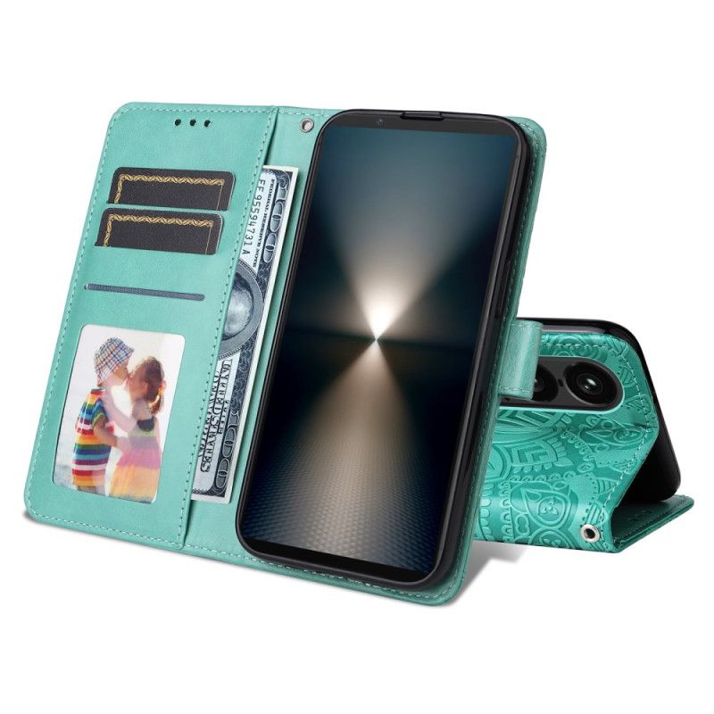 Δερματινη Θηκη Sony Xperia 1 Vii Σχέδιο Ηλίανθου