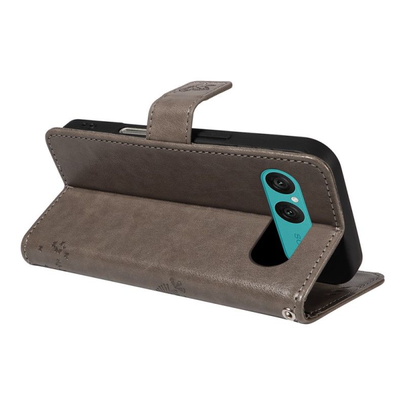 Δερματινη Θηκη Sony Xperia 10 Vii Δέντρο Για Γάτες