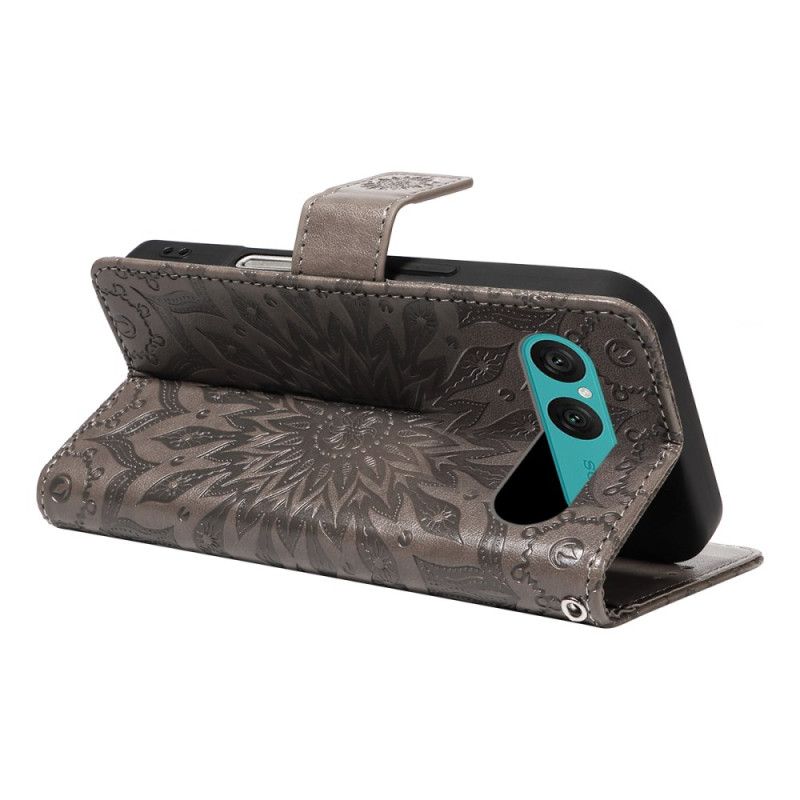 Δερματινη Θηκη Sony Xperia 10 Vii Φανταχτερή Μάνταλα