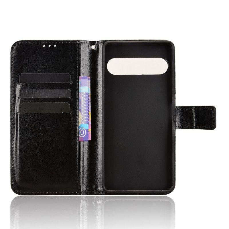 Δερματινη Θηκη Sony Xperia 10 Vii Φανταχτερό Τεχνητό Δέρμα Σιλικόνης