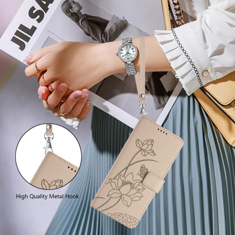 Δερματινη Θηκη Sony Xperia 10 Vii Γραφικό Λουλουδάτο Σχέδιο Σιλικόνης