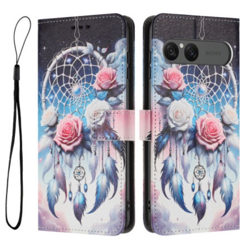 Δερματινη Θηκη Sony Xperia 10 Vii Λουλουδάτο Ονειροπαγίδα