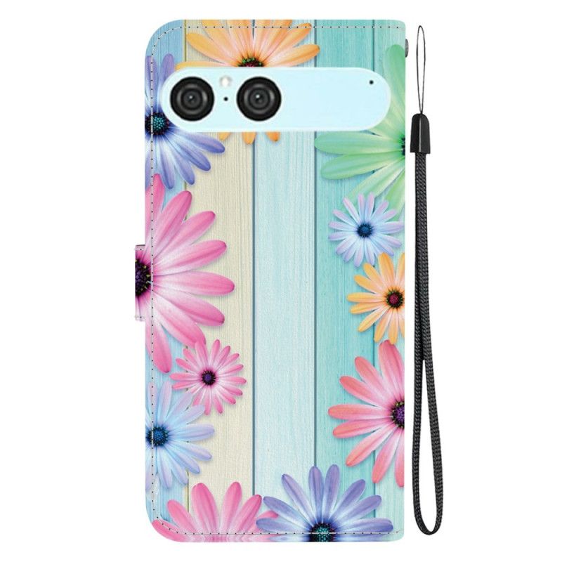 Δερματινη Θηκη Sony Xperia 10 Vii Πολύχρωμα Ηλιοτρόπια