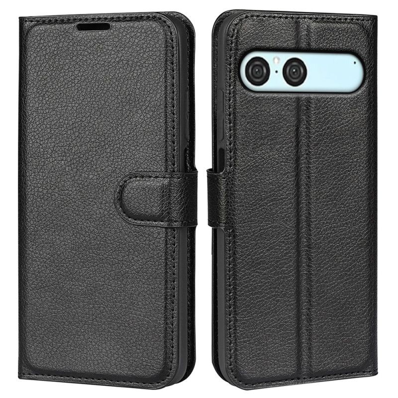 Δερματινη Θηκη Sony Xperia 10 Vii Τεχνητό Δέρμα Λίτσι