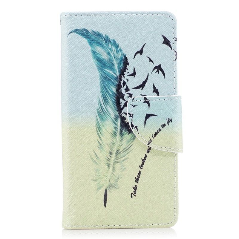 Κάλυμμα Folio Sony Xperia XZ1 Compact Θήκες Κινητών Μάθε Να Πετάς