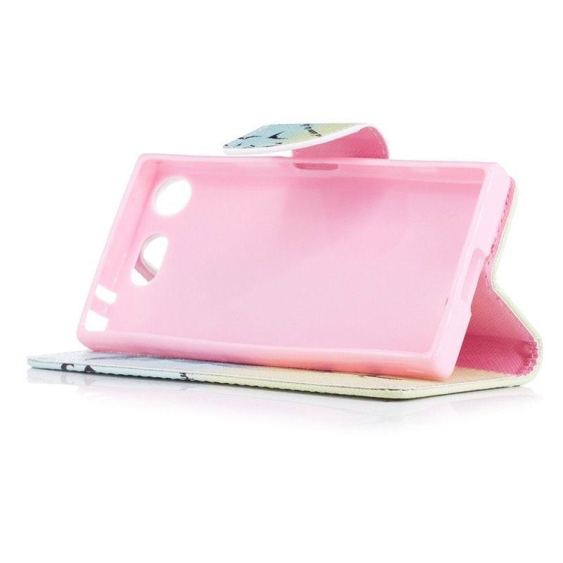 Κάλυμμα Folio Sony Xperia XZ1 Compact Θήκες Κινητών Μάθε Να Πετάς