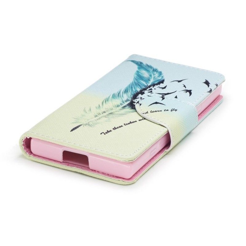 Κάλυμμα Folio Sony Xperia XZ1 Compact Θήκες Κινητών Μάθε Να Πετάς