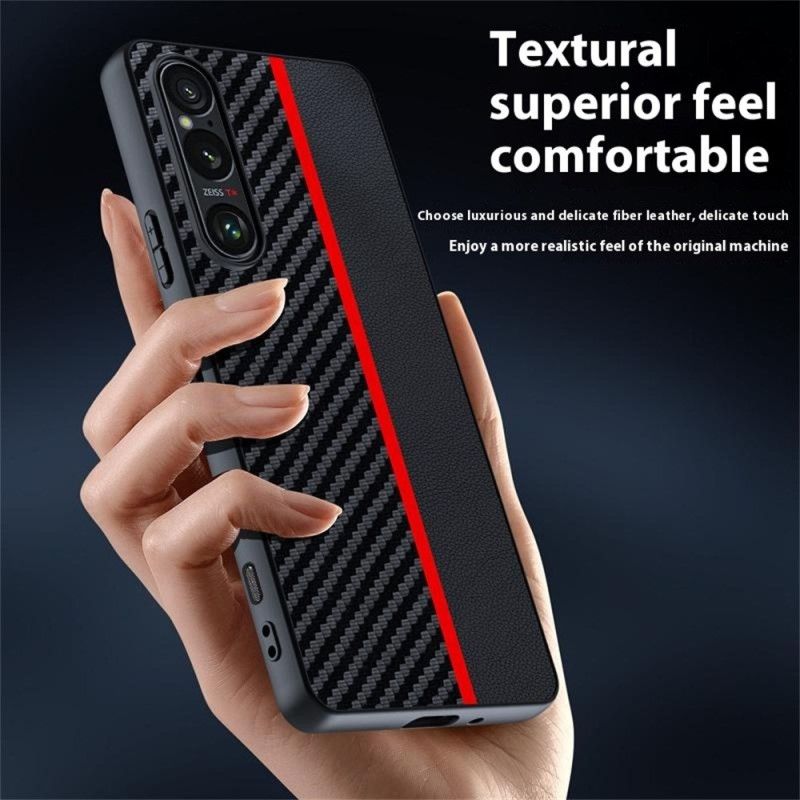 Κάλυμμα Sony Xperia 1 Vii Ανθρακονήματα Σιλικόνης