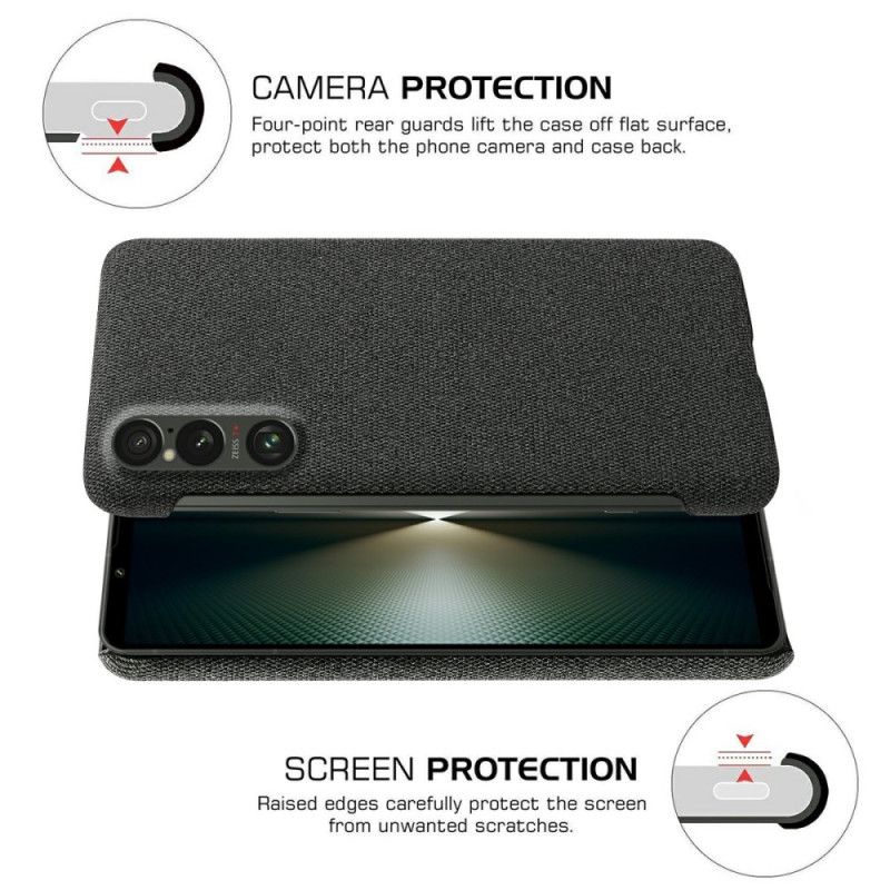 Κάλυμμα Sony Xperia 1 Vii Ύφασμα Σιλικόνης