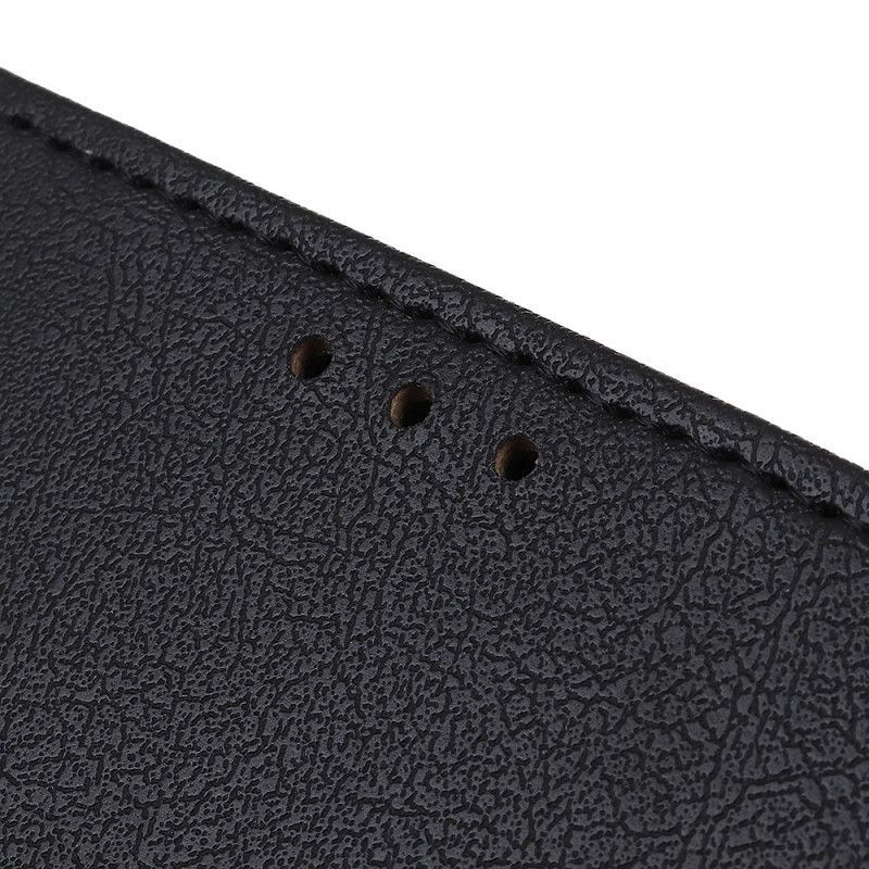 δερματινη Κάλυμμα Για Xiaomi Mi 10T Lite 5G / Redmi Note 9 Pro 5G Μαύρο Μονή Μπριγιάν
