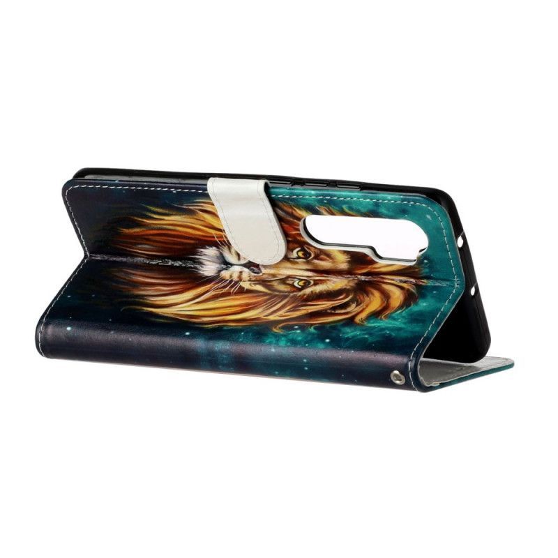 δερματινη Κάλυμμα Για Xiaomi Mi Note 10 Lite Τρίχες Λιονταριού
