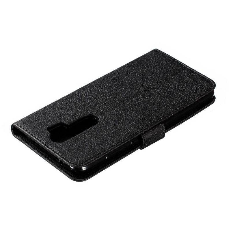 δερματινη Κάλυμμα Xiaomi Redmi Note 8 Pro Μαύρο Ψεύτικο Δέρμα Ζήστε Το Όνειρό Σας