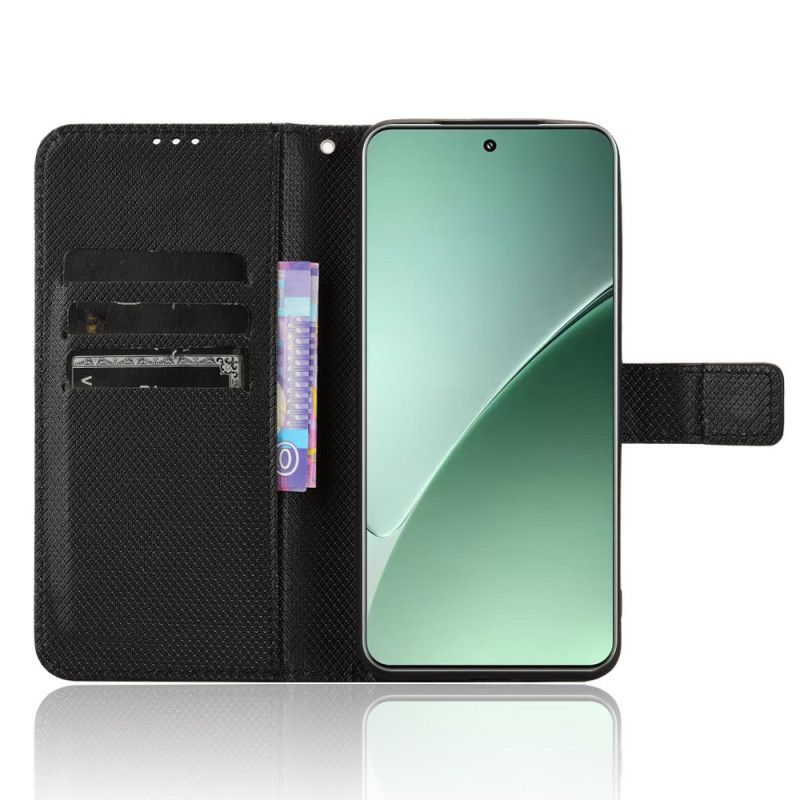 Δερματινη Θηκη Xiaomi 15 Κορδόνι Με Κουκκίδες Σιλικόνης