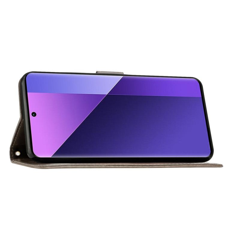 Δερματινη Θηκη Xiaomi 15 Λουλουδάτο Σχέδιο