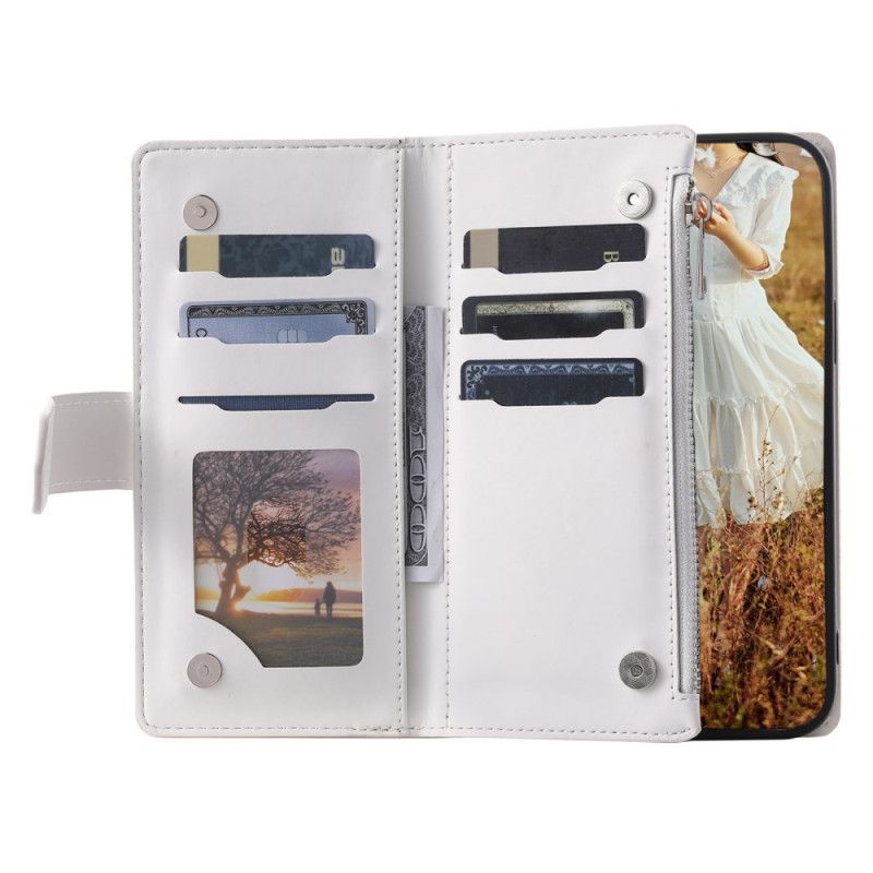 Δερματινη Θηκη Xiaomi 15 Πορτοφόλι Με Καπιτονέ Σχέδιο Σιλικόνης