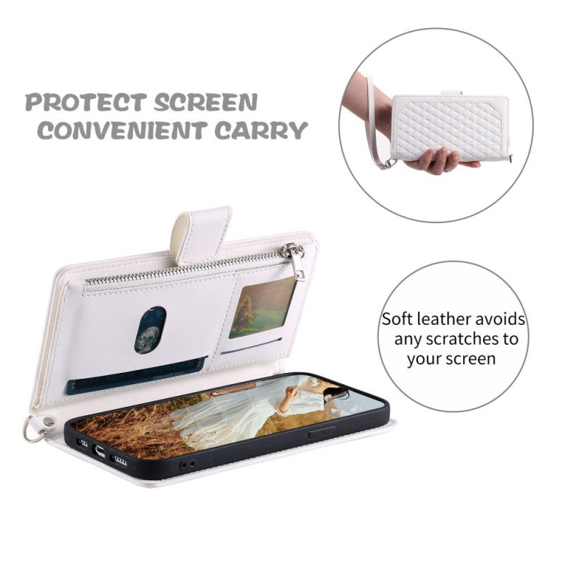 Δερματινη Θηκη Xiaomi 15 Πορτοφόλι Με Καπιτονέ Σχέδιο Σιλικόνης