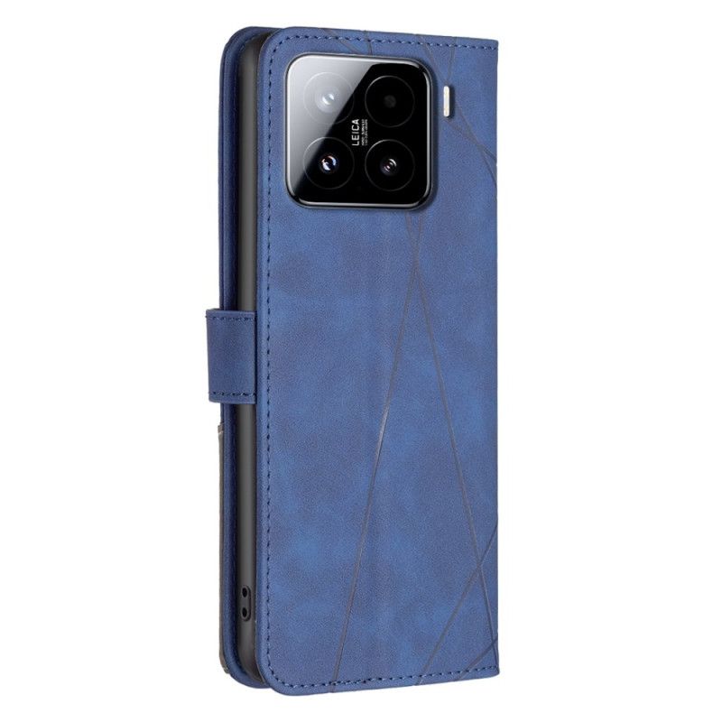 Δερματινη Θηκη Xiaomi 15 Pro Γεωμετρία Binfen Color