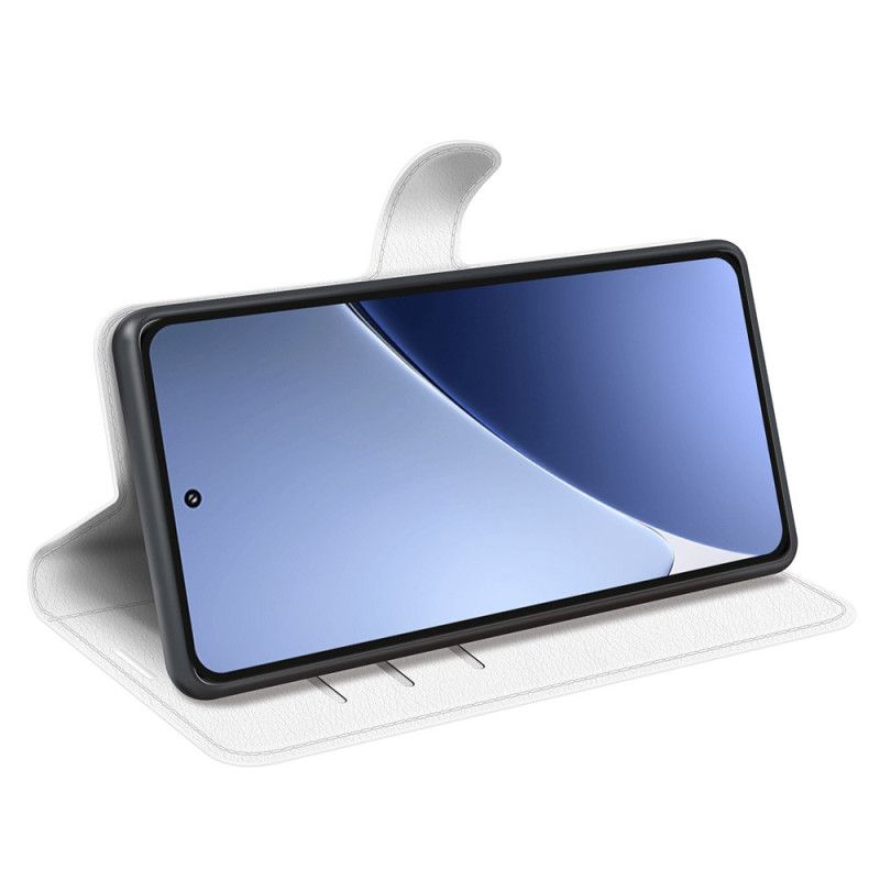 Δερματινη Θηκη Xiaomi 15 Pro Κλασικό Δέρμα Από Ψεύτικο Λίτσι