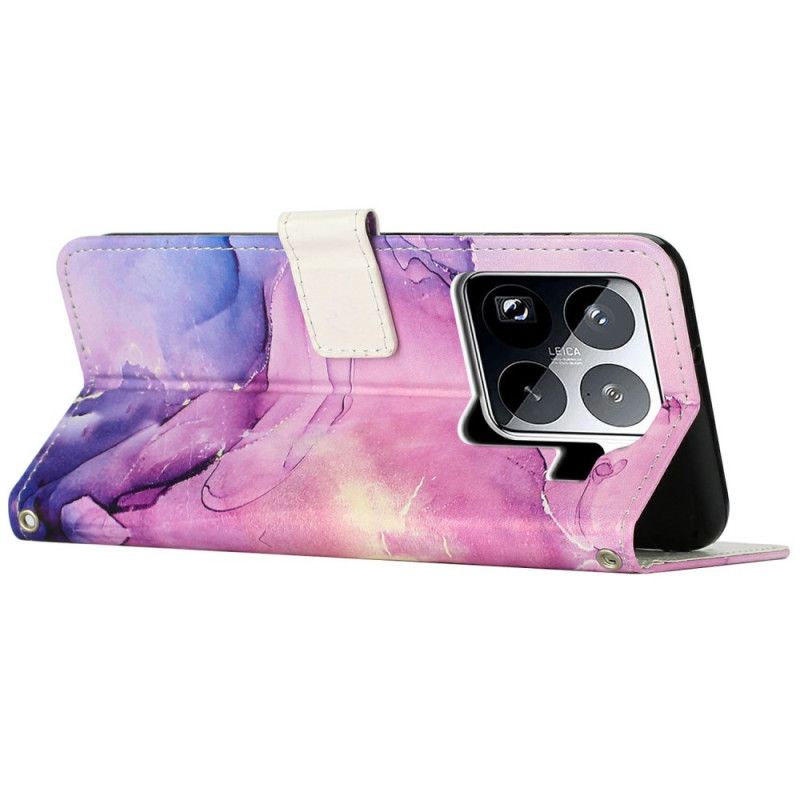 Δερματινη Θηκη Xiaomi 15 Pro Μάρμαρο Εφέ