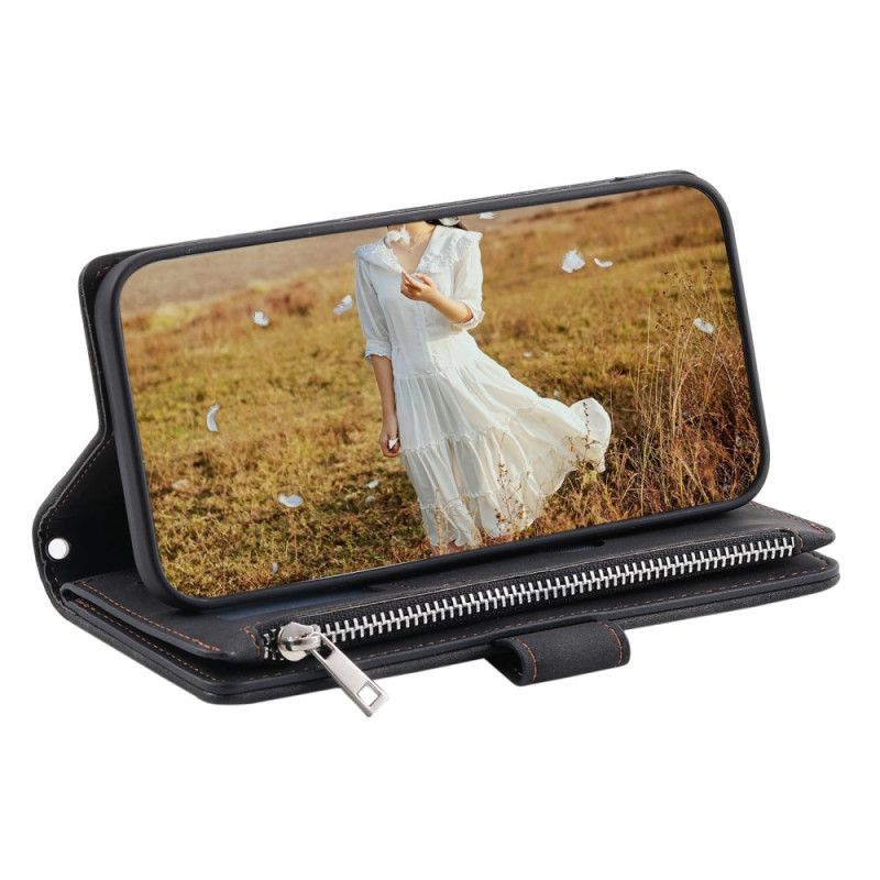 Δερματινη Θηκη Xiaomi 15 Pro Πολυλειτουργικό Καπιτονέ Πορτοφόλι