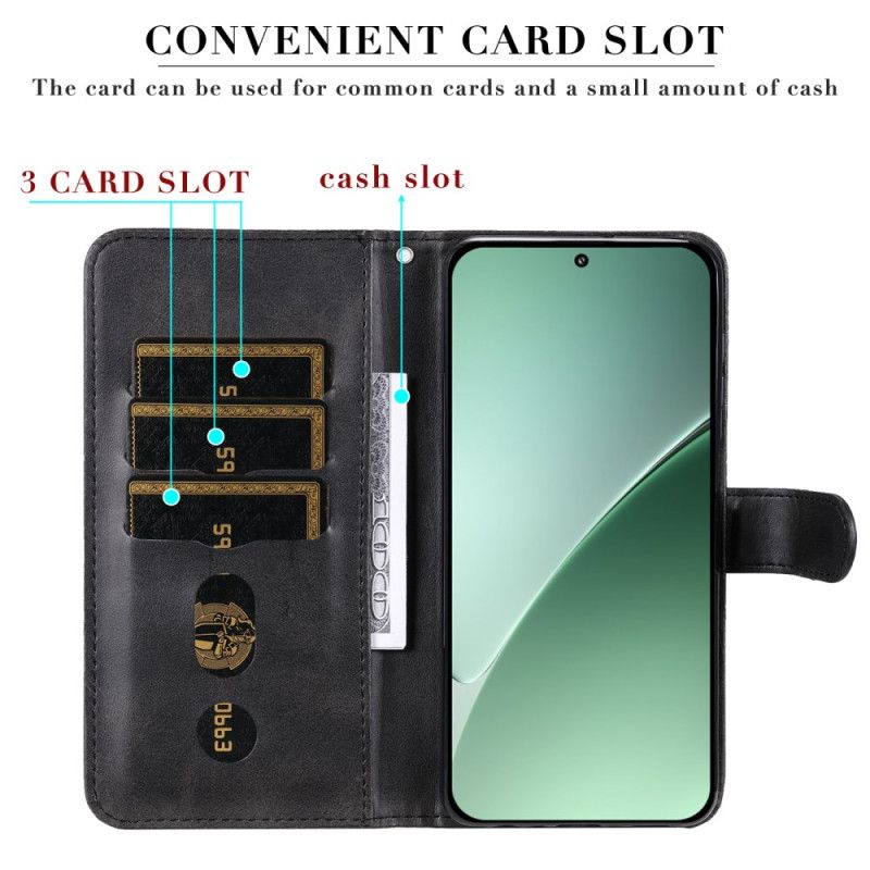 Δερματινη Θηκη Xiaomi 15 Pro Πορτοφόλι Με Φερμουάρ