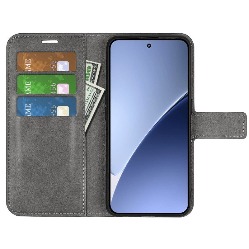 Δερματινη Θηκη Xiaomi 15 Pro Στυλ Δέρματος Σιλικόνης