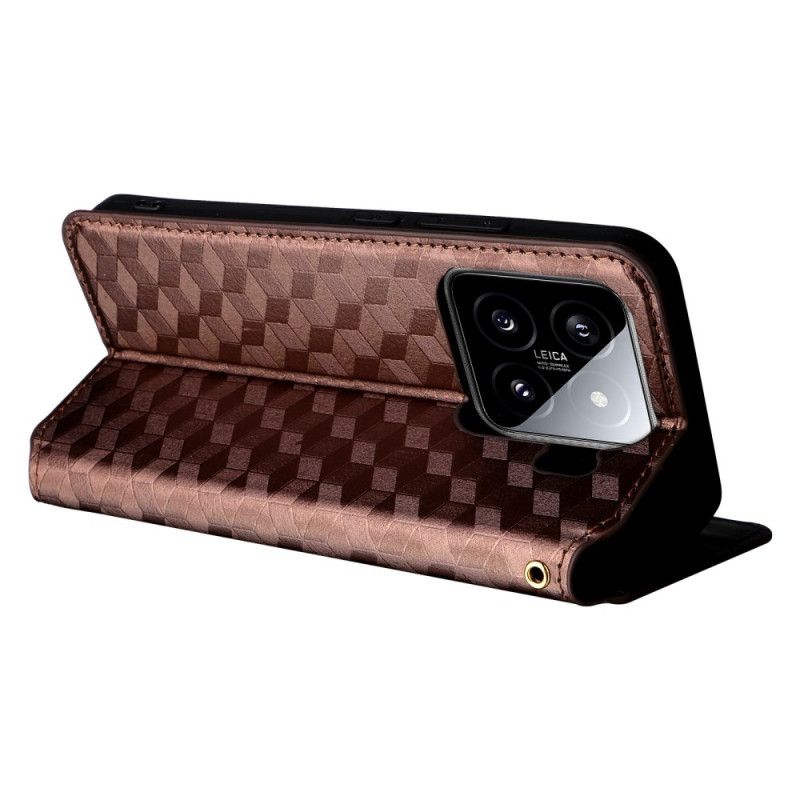 Δερματινη Θηκη Xiaomi 15 Pro Θήκες Κινητών Τρισδιάστατο Σχέδιο