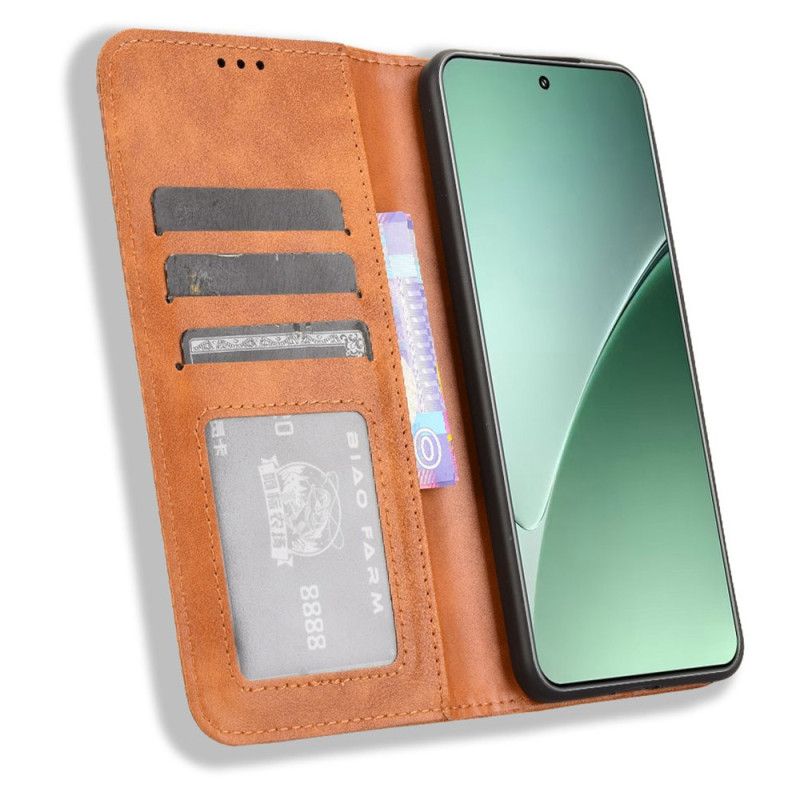 Δερματινη Θηκη Xiaomi 15 Pro Vintage Περίγραμμα