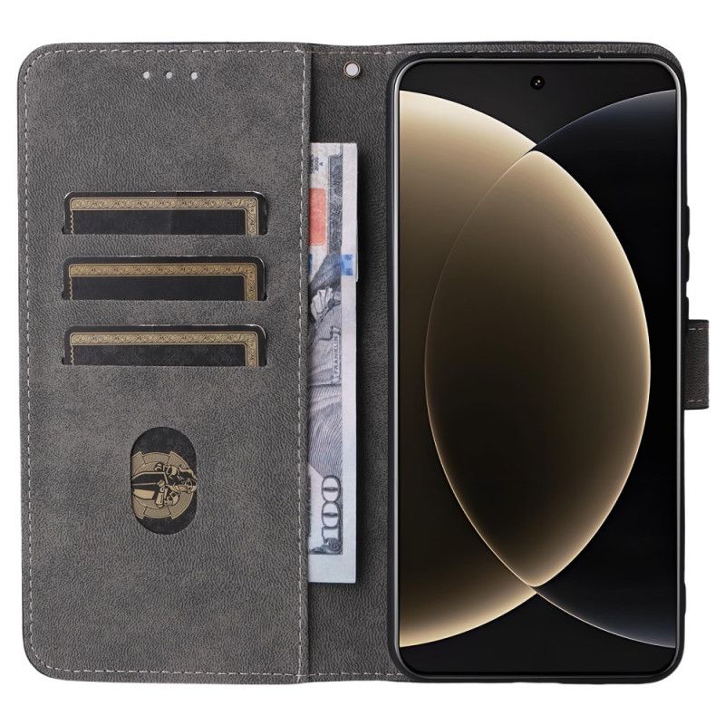 Δερματινη Θηκη Xiaomi 15 Ultra Αποκλεισμός Rfid Με Εφέ Σουέτ